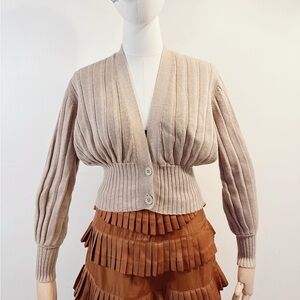Wilfred Crop Wool Sweater (not including pants)